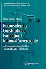 Reconsidering Constitutional Formation I National Sovereignty