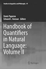 Handbook of Quantifiers in Natural Language: Volume II