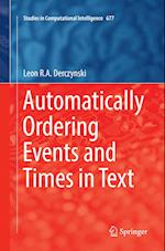 Automatically Ordering Events and Times in Text