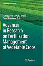 Advances in Research on Fertilization Management of Vegetable Crops