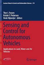 Sensing and Control for Autonomous Vehicles