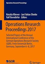 Operations Research Proceedings 2017