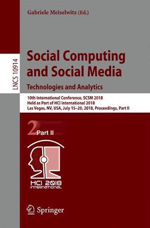 Social Computing and Social Media. Technologies and Analytics