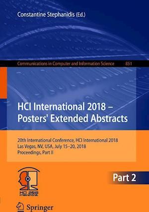 HCI International 2018 – Posters' Extended Abstracts