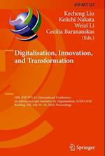 Digitalisation, Innovation, and Transformation