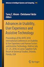 Advances in Usability, User Experience and Assistive Technology