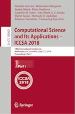 Computational Science and Its Applications – ICCSA 2018