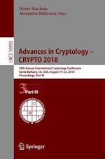 Advances in Cryptology – CRYPTO 2018