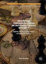 Regional Organizations in International Society