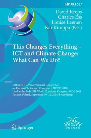 This Changes Everything – ICT and Climate Change: What Can We Do?