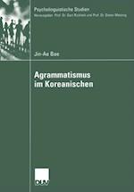 Agrammatismus im Koreanischen