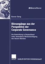 Börsengänge aus der Perspektive der Corporate Governance