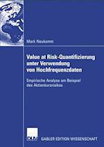 Value at Risk-Quantifizierung unter Verwendung von Hochfrequenzdaten