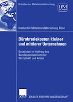 Bürokratiekosten kleiner und mittlerer Unternehmen