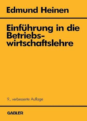 Einfuhrung in die Betriebswirtschaftslehre