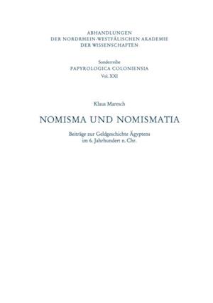 Nomisma und Nomismatia