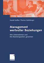 Management wertvoller Beziehungen