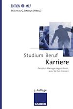 Studium — Beruf — Karriere