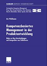 Kompetenzbasiertes Management in der Produktentwicklung