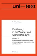 Einführung in die Wärme- und Stoffübertragung