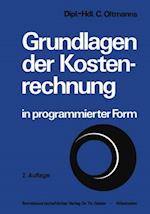 Grundlagen der Kostenrechnung in programmierter Form