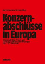 Konzernabschlüsse in Europa