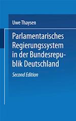 Parlamentarisches Regierungssystem in der Bundesrepublik Deutschland