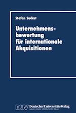 Unternehmensbewertung für internationale Akquisitionen