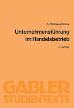 Unternehmensführung im Handelsbetrieb