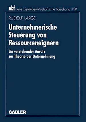 Unternehmerische Steuerung von Ressourceneignern