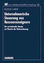 Unternehmerische Steuerung von Ressourceneignern