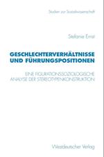 Geschlechterverhältnisse und Führungspositionen