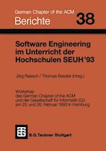 Software Engineering im Unterricht der Hochschulen SEUH ’93