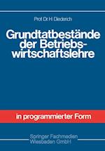 Grundtatbestände der Betriebswirtschaftslehre