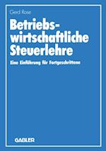 Betriebswirtschaftliche Steuerlehre