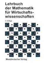 Lehrbuch der Mathematik für Wirtschaftswissenschaften