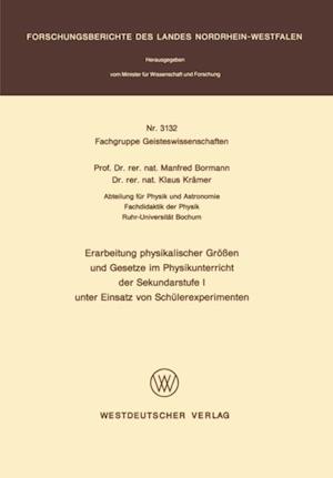 Erarbeitung physikalischer Größen und Gesetze im Physikunterricht der Sekundarstufe I unter Einsatz von Schülerexperimenten