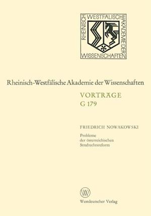 Probleme der österreichischen Strafrechtsreform