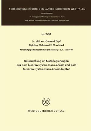 Untersuchung an Sinterlegierungen aus dem binären System Eisen-Chrom und dem ternären System Eisen-Chrom-Kupfer