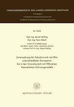 Untersuchung der Fahrdynamik von Pkw unterschiedlicher Konzeption bis in den Grenzbereich mit Hilfe eines theoretischen Fahrzeugmodells