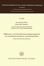 Meßkammer nach dem Kleinionenanlagerungsprinzip zum quantitativen Nachweis von Aerosolpartikeln Theorie und praktische Ausführung