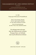 Grundlagenuntersuchungen über den Stoffaustausch zwischen flüssigem Eisen und Schlacke beim Sprühraffinationsverfahren