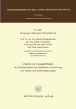 Ursache und Aussagefähigkeit der Schallemission bei plastischer Verformung von Kupfer und Kupferlegierungen