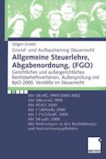 Allgemeine Steuerlehre, Abgabenordnung, (FGO)