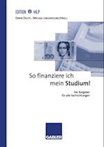 So finanziere ich mein Studium!