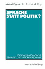 Sprache statt Politik?