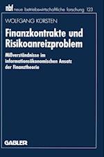 Finanzkontrakte und Risikoanreizproblem