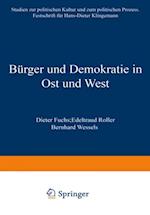 Bürger und Demokratie in Ost und West