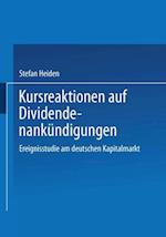 Kursreaktionen auf Dividendenankündigungen