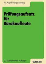 Prüfungsaufsatz für Bürokaufleute